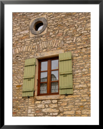 Windows On Stone Building, Burgundy, France by Lisa S. Engelbrecht Pricing Limited Edition Print image