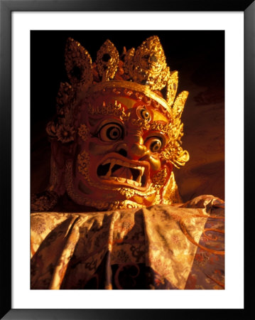 Wrathful Deity At Tashilumpo Monastery, Tibet by Vassi Koutsaftis Pricing Limited Edition Print image