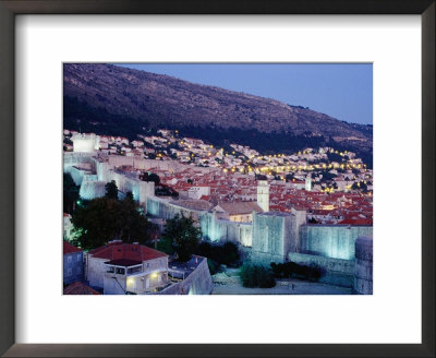 Overhead Of City, Dubrovnik, Croatia by Richard Nebesky Pricing Limited Edition Print image