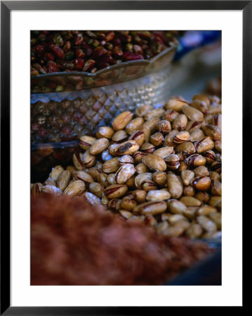 Pistachio Nuts For Sale In Bazaar Shiraz, Fars, Iran by Phil Weymouth Pricing Limited Edition Print image