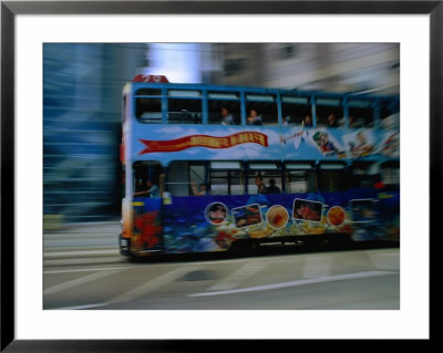Double-Decker Tramcar, Hong Kong, China by John Hay Pricing Limited Edition Print image