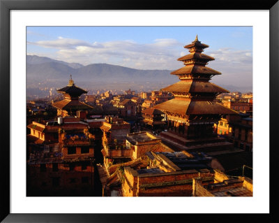 Nyatapola Temple And Surrounding Buildings Of Taumadhi Tole At Sunset, Bhaktapur, Nepal by Ryan Fox Pricing Limited Edition Print image