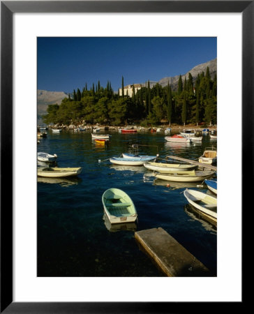 Boats In Small Marina, Cavtat, Dubrovnik-Neretva, Croatia by Jon Davison Pricing Limited Edition Print image