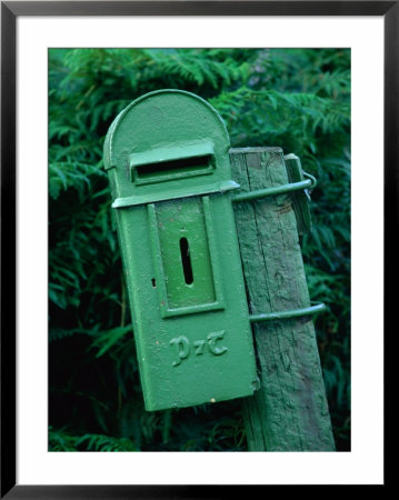 Colourful Country Post Box, Black Valley, Killarney Region, Munster, Ireland by Richard Cummins Pricing Limited Edition Print image
