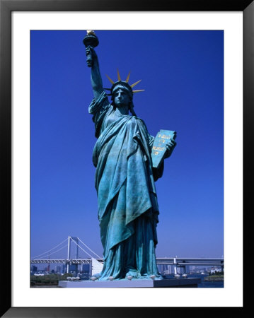 Statue Of Liberty Replica At Tokyo Bay, Tokyo, Japan by Chris Mellor Pricing Limited Edition Print image