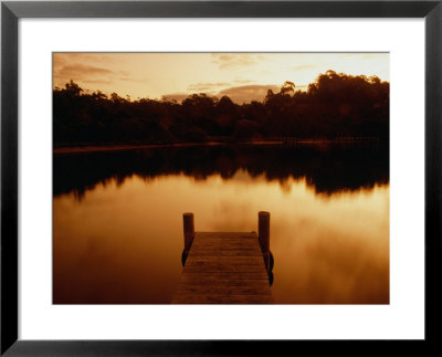 Pier Overlooking Still Water, Mallacoota, Victoria, Australia by Greg Elms Pricing Limited Edition Print image