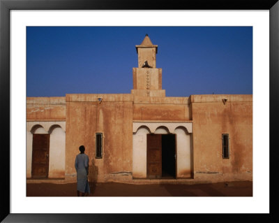 Kiffa Wood And Mud Mosque, Kiffa, Assabra, Mauritania by Jane Sweeney Pricing Limited Edition Print image