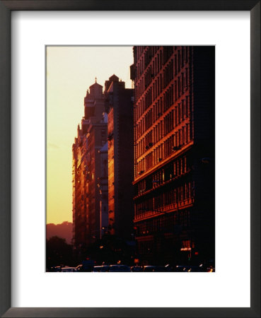 Street In Upper West Side, New York City, New York, Usa by Bill Wassman Pricing Limited Edition Print image