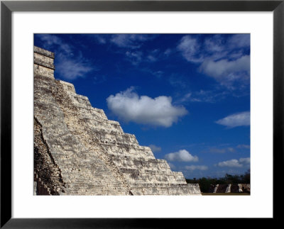 Side Of Pyramid Of Kukulcan, Maya Ruin, Chichen Itza, Mexico by Jeffrey Becom Pricing Limited Edition Print image