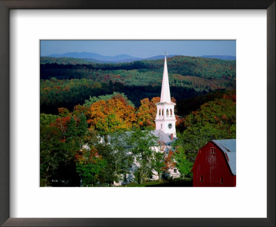 Church Spire, Peacham, Usa by Mark Newman Pricing Limited Edition Print image