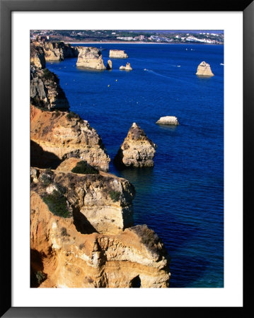 Coastline, Rock Formations, Lagos, Portugal by John Banagan Pricing Limited Edition Print image
