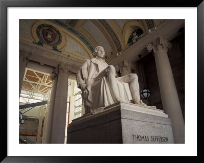 Statue Of Thomas Jefferson, Missouri History Museum, St. Louis, Missouri, Usa by Connie Ricca Pricing Limited Edition Print image
