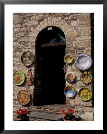 Pottery Store, Gubbio, Umbria, Italy by Inger Hogstrom Pricing Limited Edition Print image