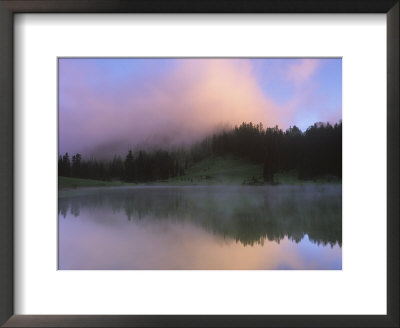 Tipsoo Lake Dawn, Mt. Rainier National Park, Washington, Usa by Rob Tilley Pricing Limited Edition Print image