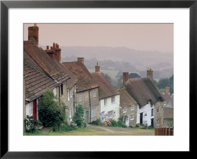 Town Architecture, Shaftesbury, Gold Hill, Dorset, England by Walter Bibikow Pricing Limited Edition Print image