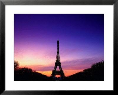 Eiffel Tower At Dusk, Paris, France by Peter Adams Pricing Limited Edition Print image