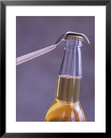 Bottle Opener Opening A Bottle Of Beer by Fogstock Llc Pricing Limited Edition Print image