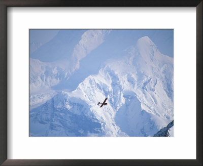 Skiplane Winging Over Mount Saint Elias by Michael Melford Pricing Limited Edition Print image