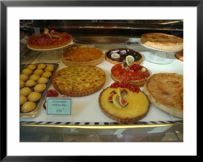 Desserts In Patisserie Window, Paris, France by Lisa S. Engelbrecht Pricing Limited Edition Print image