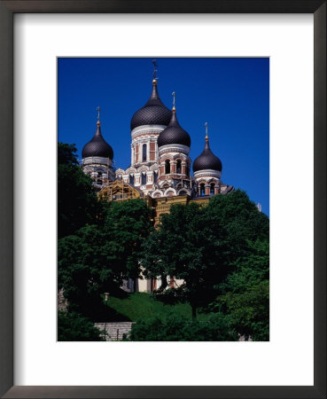Russian Orthodox Alexandr Nevsky Cathedral, Built Between 1894 And 1900, Tallinn, Estonia by Pershouse Craig Pricing Limited Edition Print image