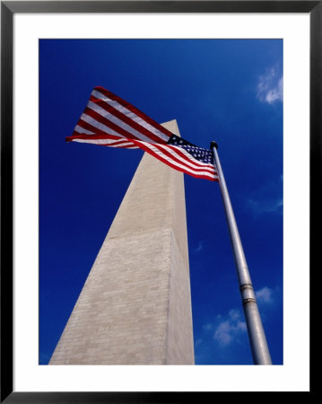 Washington Monument With The National Flag, Washington Dc, Usa by Gareth Mccormack Pricing Limited Edition Print image