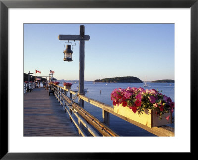Pier At Frenchman Bay, Maine, Usa by Jerry & Marcy Monkman Pricing Limited Edition Print image