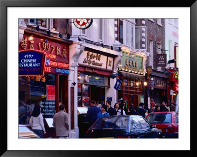 Restaurants In Chinatown, London, England by Richard I'anson Pricing Limited Edition Print image