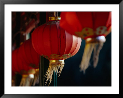 Traditional Lanterns In Corridor Of Prince Gong's Residence Bejing, China by Phil Weymouth Pricing Limited Edition Print image