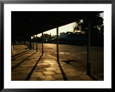 Empty Early Morning Street, Dimboola, Australia by Paul Sinclair Pricing Limited Edition Print image