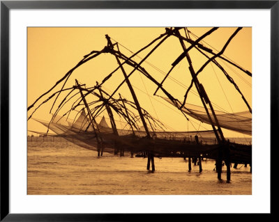 Chinese Fishing Machine, Kochi, India by Tom Cockrem Pricing Limited Edition Print image
