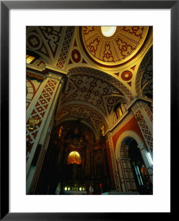 Ceiling Inside The San Francisco Cathedral, Lima, Peru by Tom Cockrem Pricing Limited Edition Print image