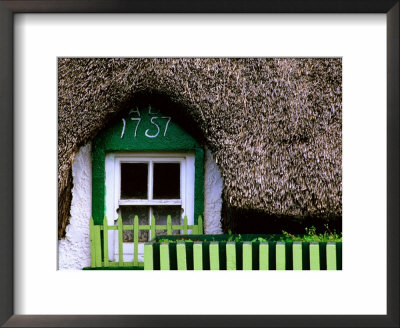 Thatched Cottage Window And Windowbox Detail, Mooncoin, Ireland by Richard Cummins Pricing Limited Edition Print image