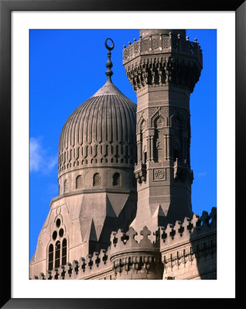 Minarets And Roof Detail Of Al-Rifai Mosque, Cairo, Egypt by John Elk Iii Pricing Limited Edition Print image