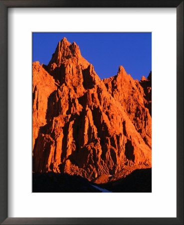 Sunlight On Rocky Crag In The Sierra Nevada, On The Whitney Portal Trail, Inyo National Forest by Brent Winebrenner Pricing Limited Edition Print image
