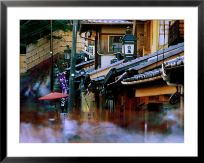 Streets And Shops In Sannen-Zaka, Kyoto, Japan by Frank Carter Pricing Limited Edition Print image