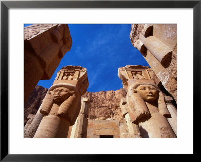 Queen Hatshepsut's Mortuary Temple (Deir Al-Bahri), West Bank, The Nile Valley, Luxor, Egypt by John Borthwick Pricing Limited Edition Print image