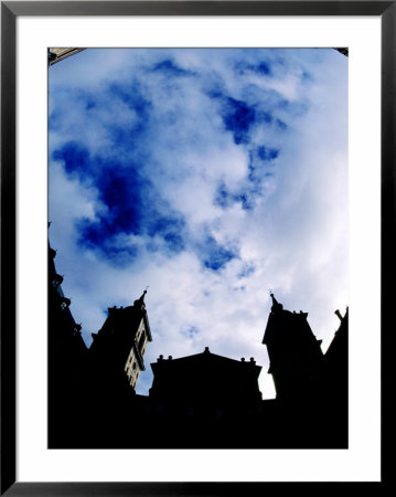 Clouds Over Courtyard Buildings Of Felipe Ii's Grand Palace, San Lorenzo De El Escorial, Spain by Mason Florence Pricing Limited Edition Print image