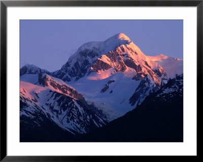 Peak Of Mountain Mt. Tasman, New Zealand by Barnett Ross Pricing Limited Edition Print image