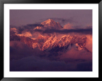 Annapurna 11 At Sunset, Gandaki, Nepal by Richard I'anson Pricing Limited Edition Print image