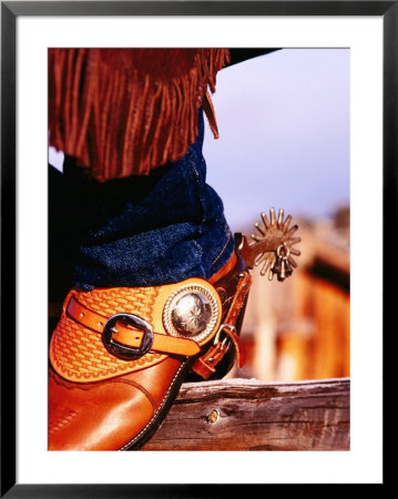 Cowboy Boot With Spurs And Jingle-Bobs, Aspen, U.S.A. by Curtis Martin Pricing Limited Edition Print image