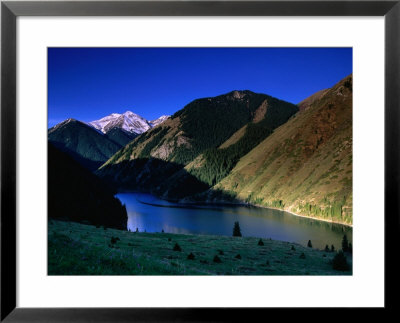 Hills Around Nizhny Kol-Say With Alatau Mountains Behind, Kazakhstan by Anthony Plummer Pricing Limited Edition Print image