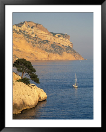Les Calanques And Massif De La Canaile, Provence, France by David Barnes Pricing Limited Edition Print image