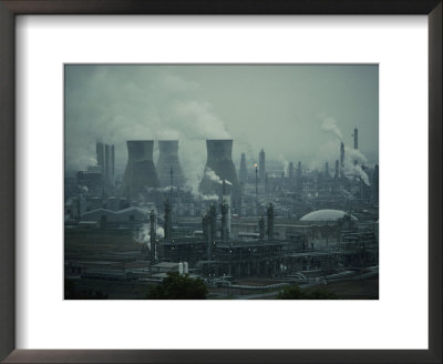 Oil Refinery In Scotland by Dick Durrance Pricing Limited Edition Print image