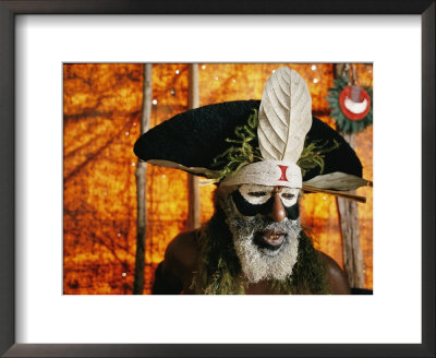 Made For Ceremonial Use, Wigs Of Human Hair Are Used By Men Of The Huli Tribe by Jodi Cobb Pricing Limited Edition Print image
