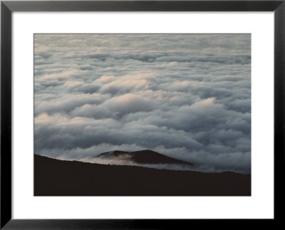 Low-Hanging Clouds Fill The Crater by William Allen Pricing Limited Edition Print image