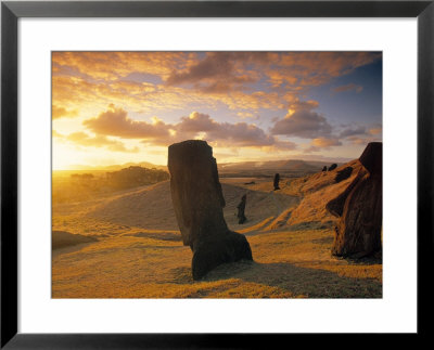 Moai Quarry, Easter Island, Chile by Walter Bibikow Pricing Limited Edition Print image