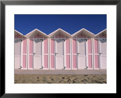 Changing Huts, Pesaro, Le Marche, Italy by Doug Pearson Pricing Limited Edition Print image