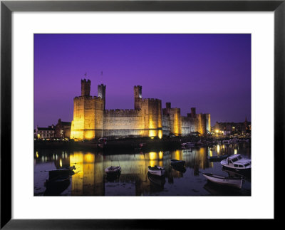 Caernarfon Castle, Gwynedd, Wales by Rex Butcher Pricing Limited Edition Print image