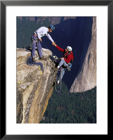 Rock Climbers, Summit Of Taft Point, Yosemite by Greg Epperson Pricing Limited Edition Print image
