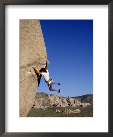Rock Climbing, Joshua Tree, Ca by Greg Epperson Pricing Limited Edition Print image